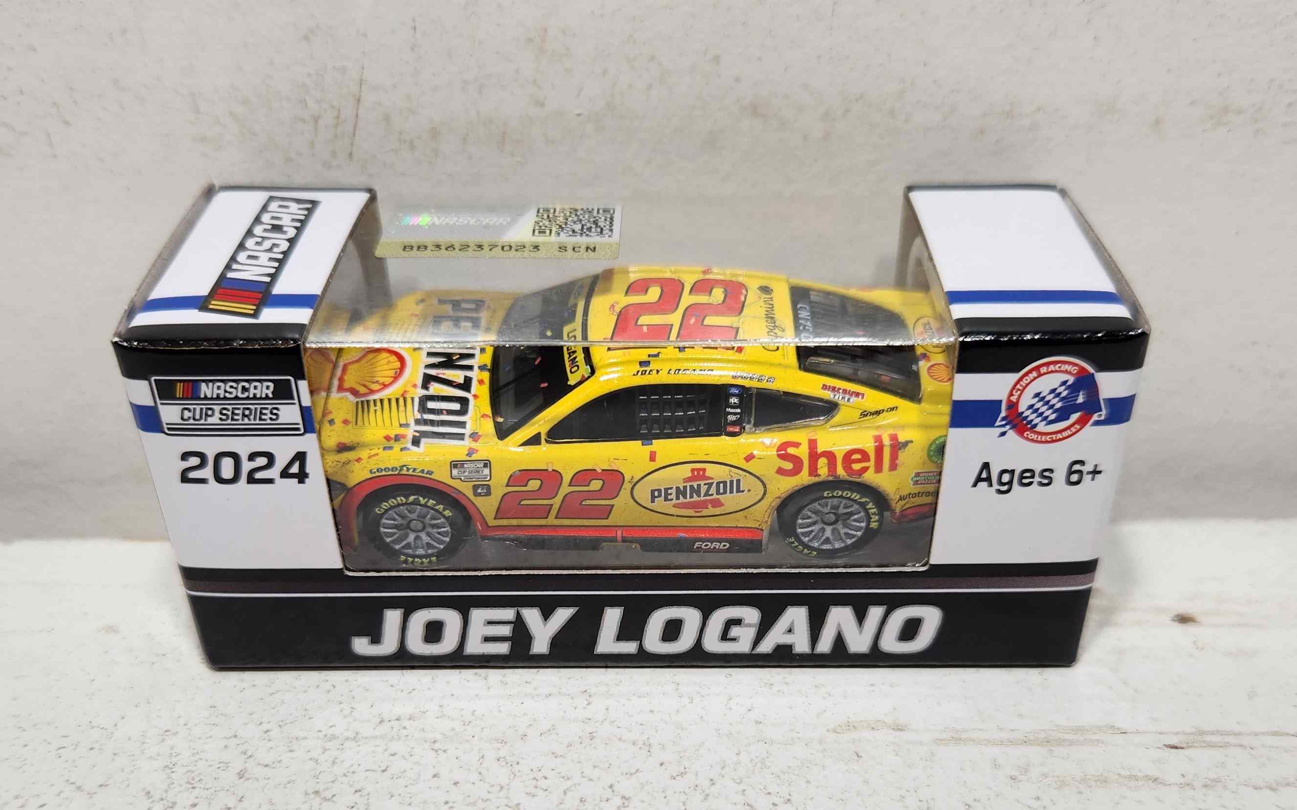 2024 Joey Logano 1/64th Shell/Pennzoil "Phoenix Win" Mustang
