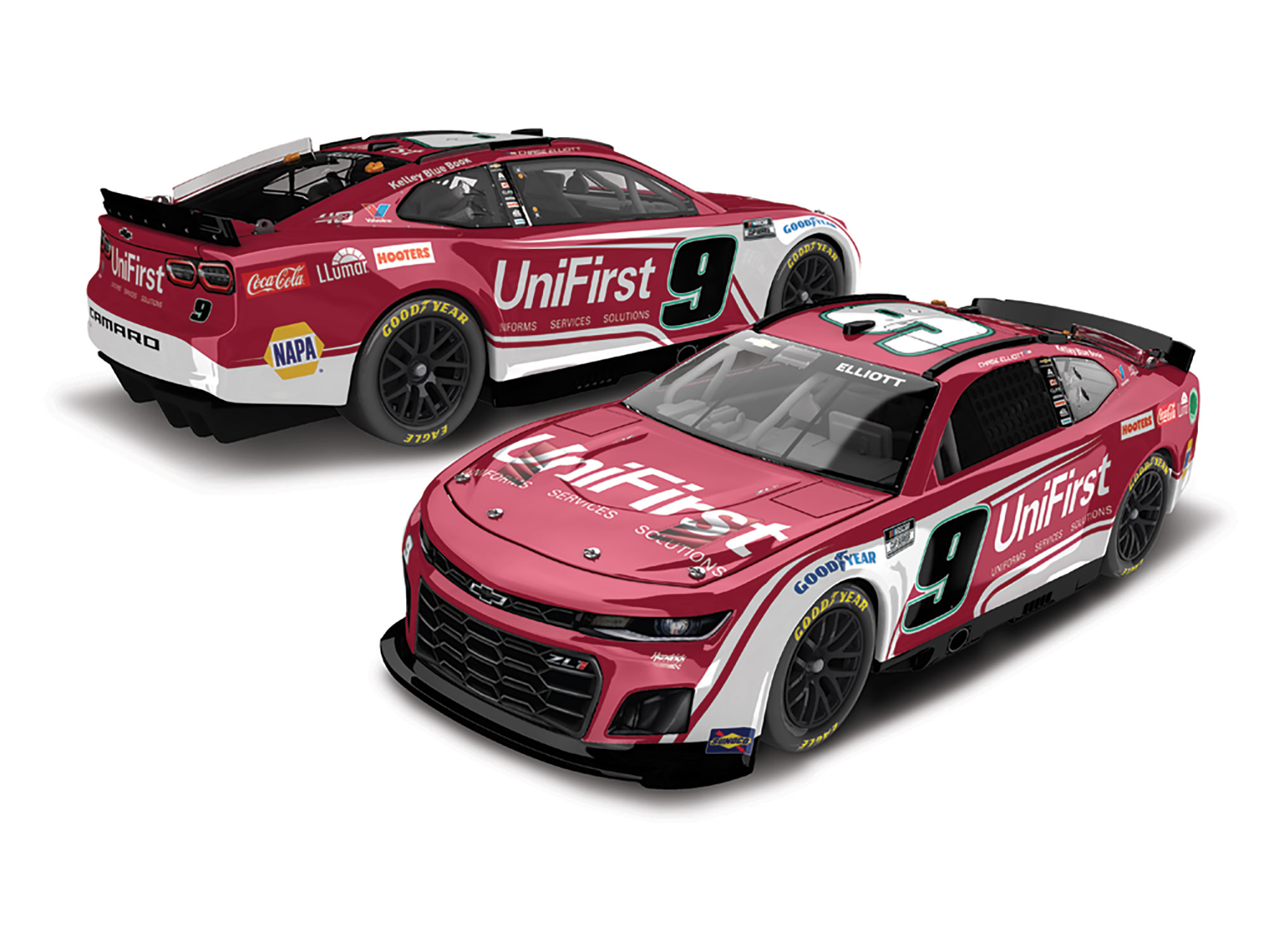 2024 Chase Elliott 1/64th Unifirst "HMS 40th Anniversary" Camaro