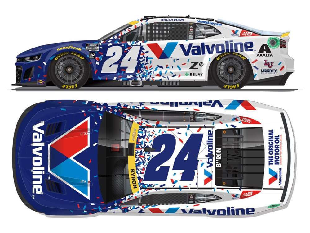 2024 William Byron 1/64th Valvoline "ROVAL" Camaro