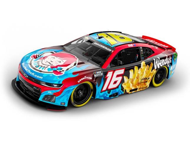 2024 Shane van Gisbergen 1/64th Wendy's "French Fries" Camaro