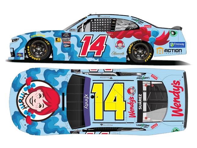 2024 Daniel Suarez 1/64th Wendy's "Xfinity Series" Camaro