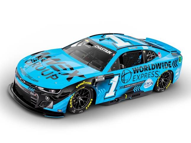 2024 Ross Chastain 1/64th Worldwide Express Camaro