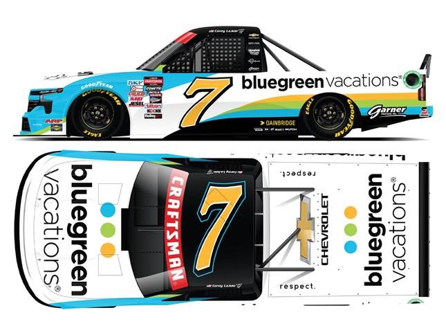 2024 Corey Lajoie 1/64th Bluegreen Vacations Silverado