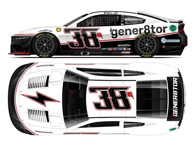 2024 Todd Gilliland 1/64th gener8tor "Darlington Throwback" Mustang
