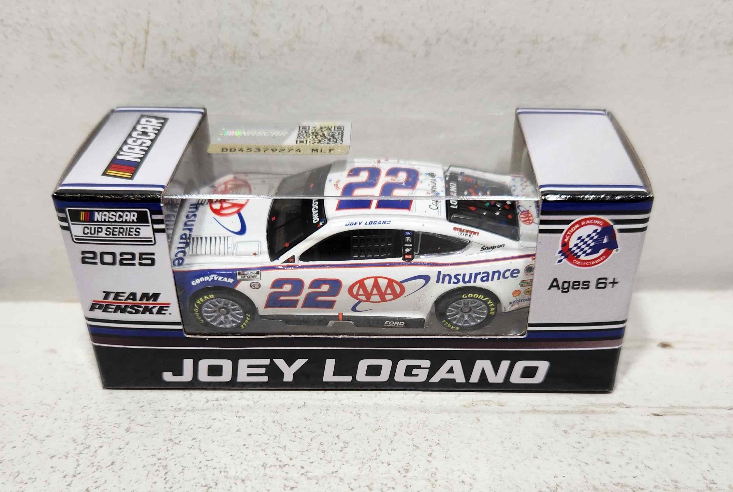 2025 Joey Logano 1/64th AAA Insurance "Texas Win" Ford