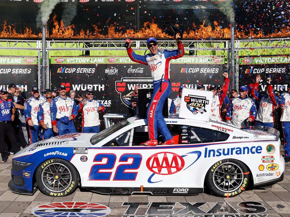 2025 Joey Logano 1/64th AAA Insurance "Texas Win" Ford