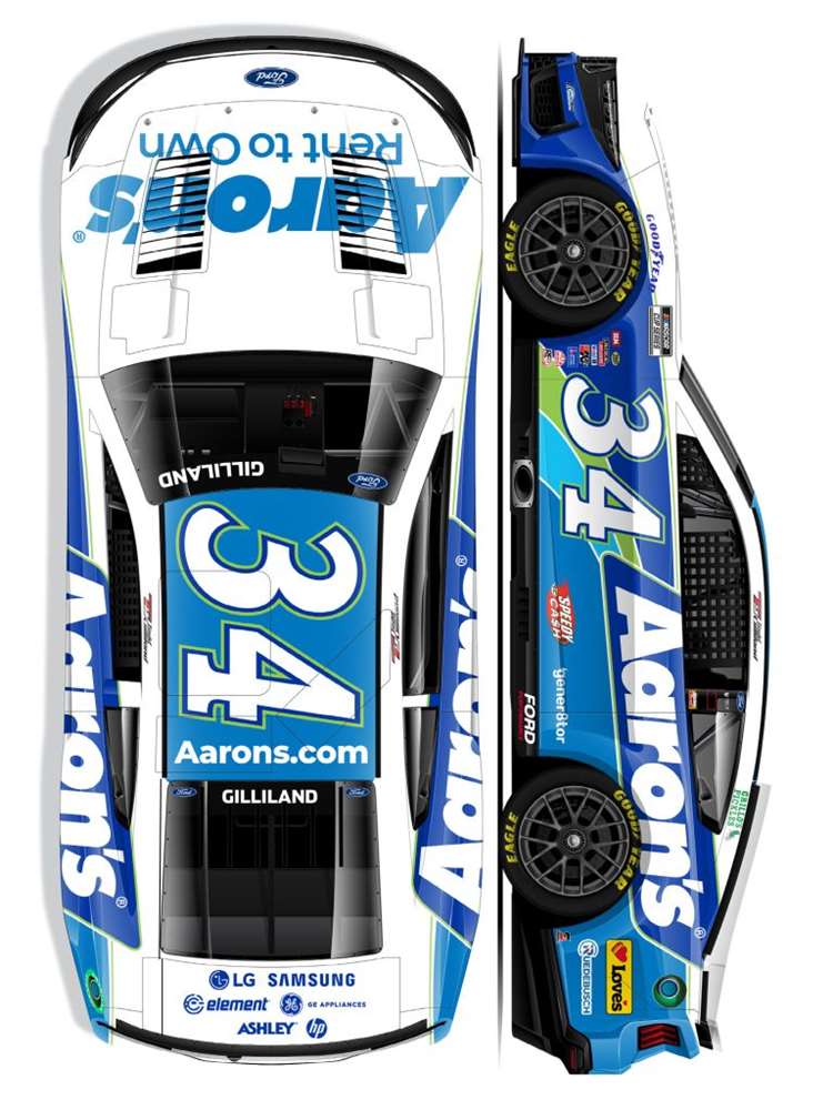 2025 Todd Gilliland 1/64th Aaron's Ford