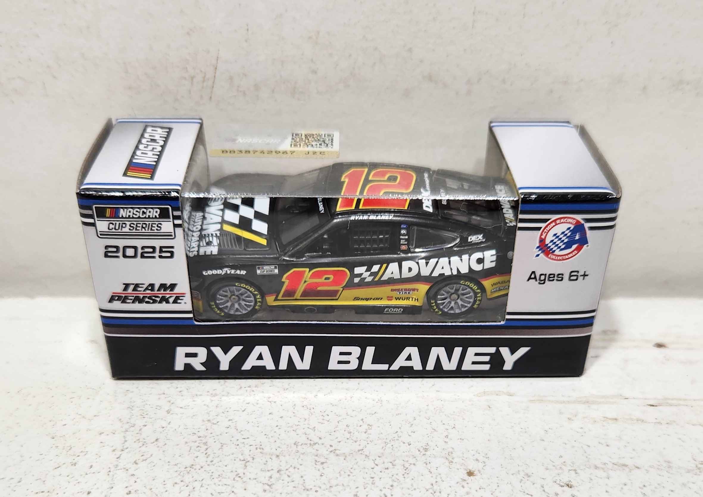 2025 Ryan Blaney 1/64th Advanced Auto Parts Ford