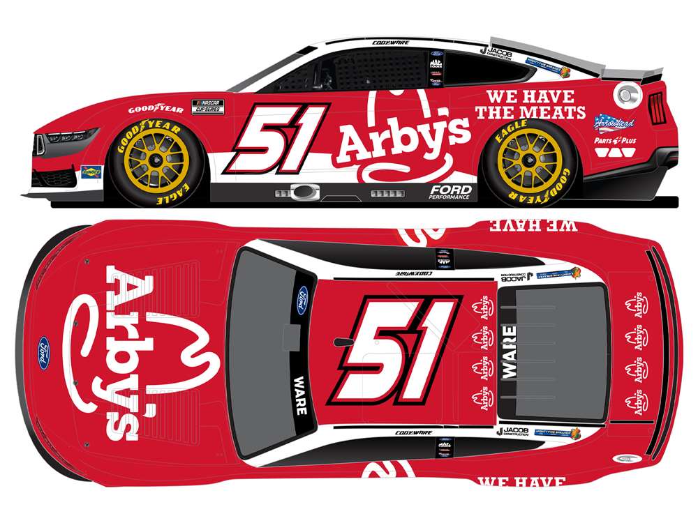 2025 Cody Ware 1/64th Arby's Ford