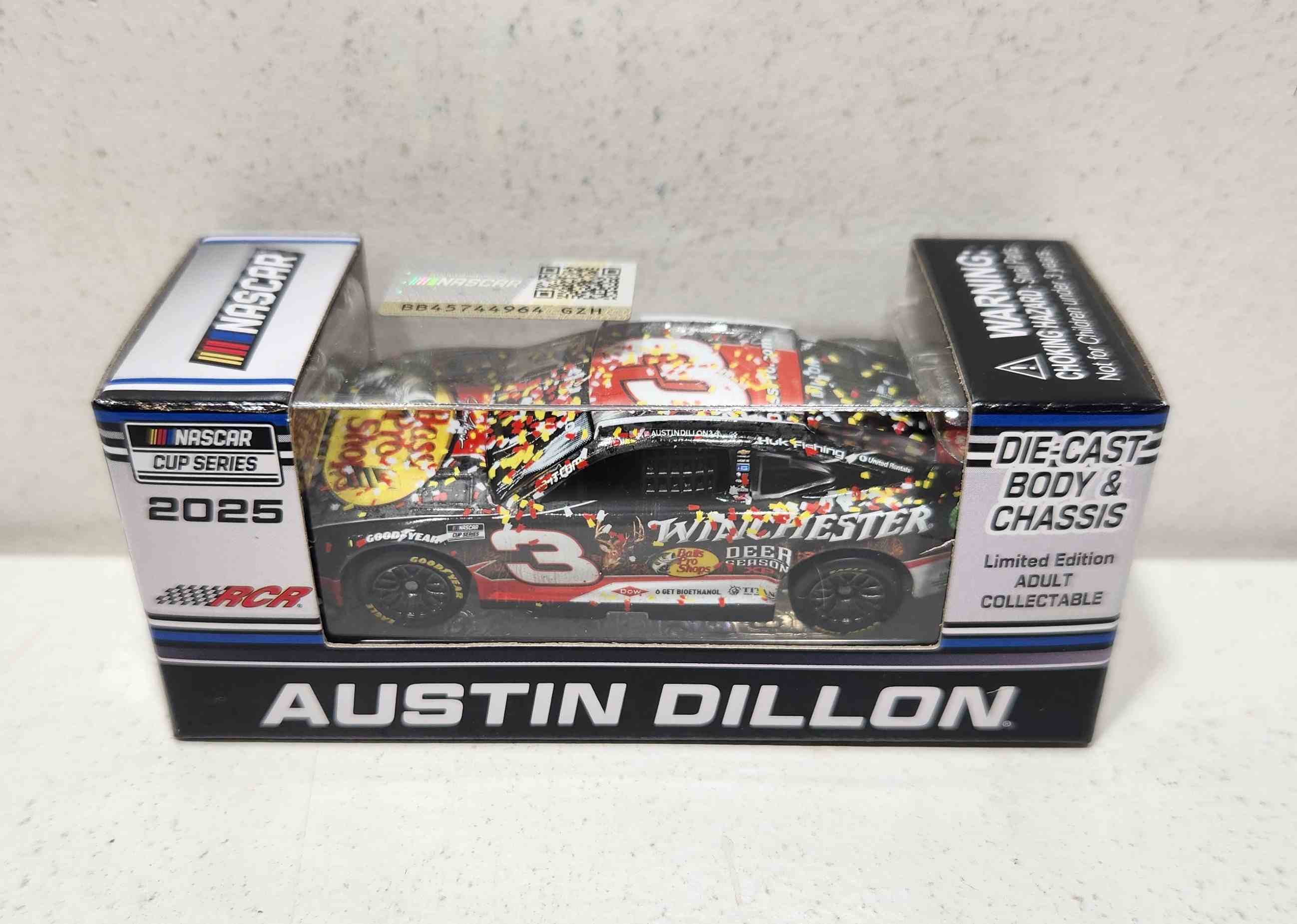 2025 Austin Dillon 1/64th Bass Pro Shops Winchester "Richmond Win" Chevrolet