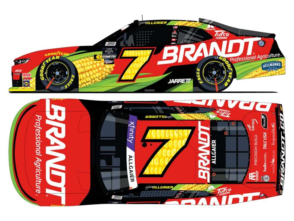 2025 Justin Allgaier 1/64th Brandt "Xfinity Series" Chevrolet