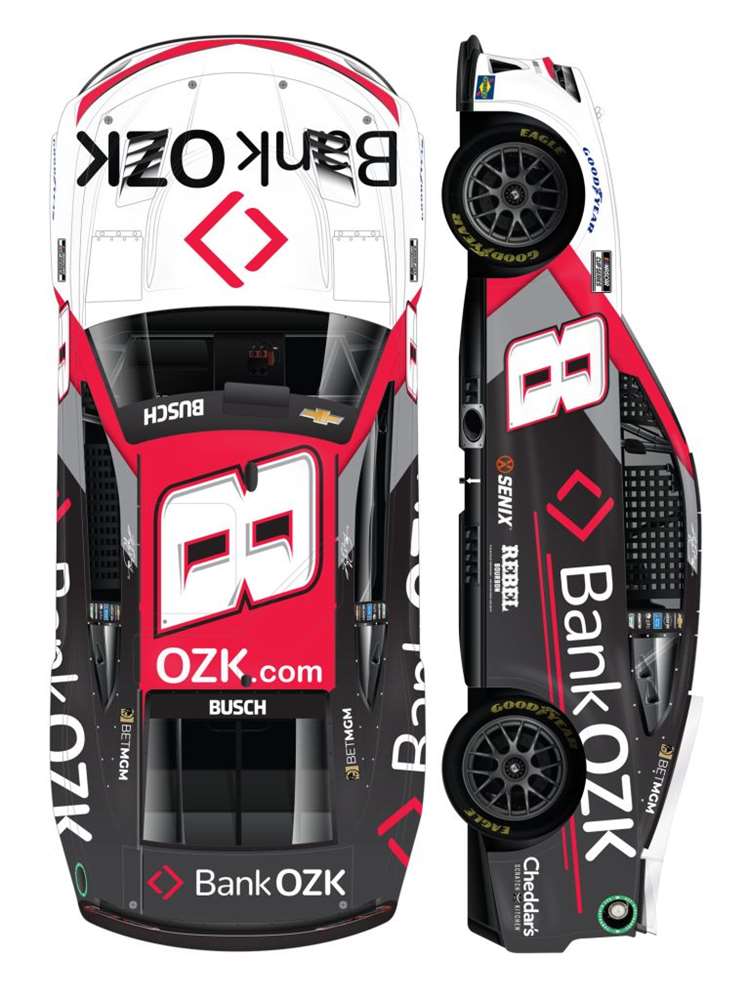 2025 Kyle Busch 1/64th Bank OZK Chevrolet