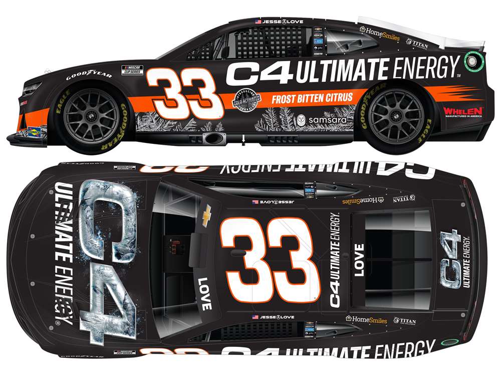 2025 Jesse Love 1/64th C4 Ultimate Energy Chevrolet