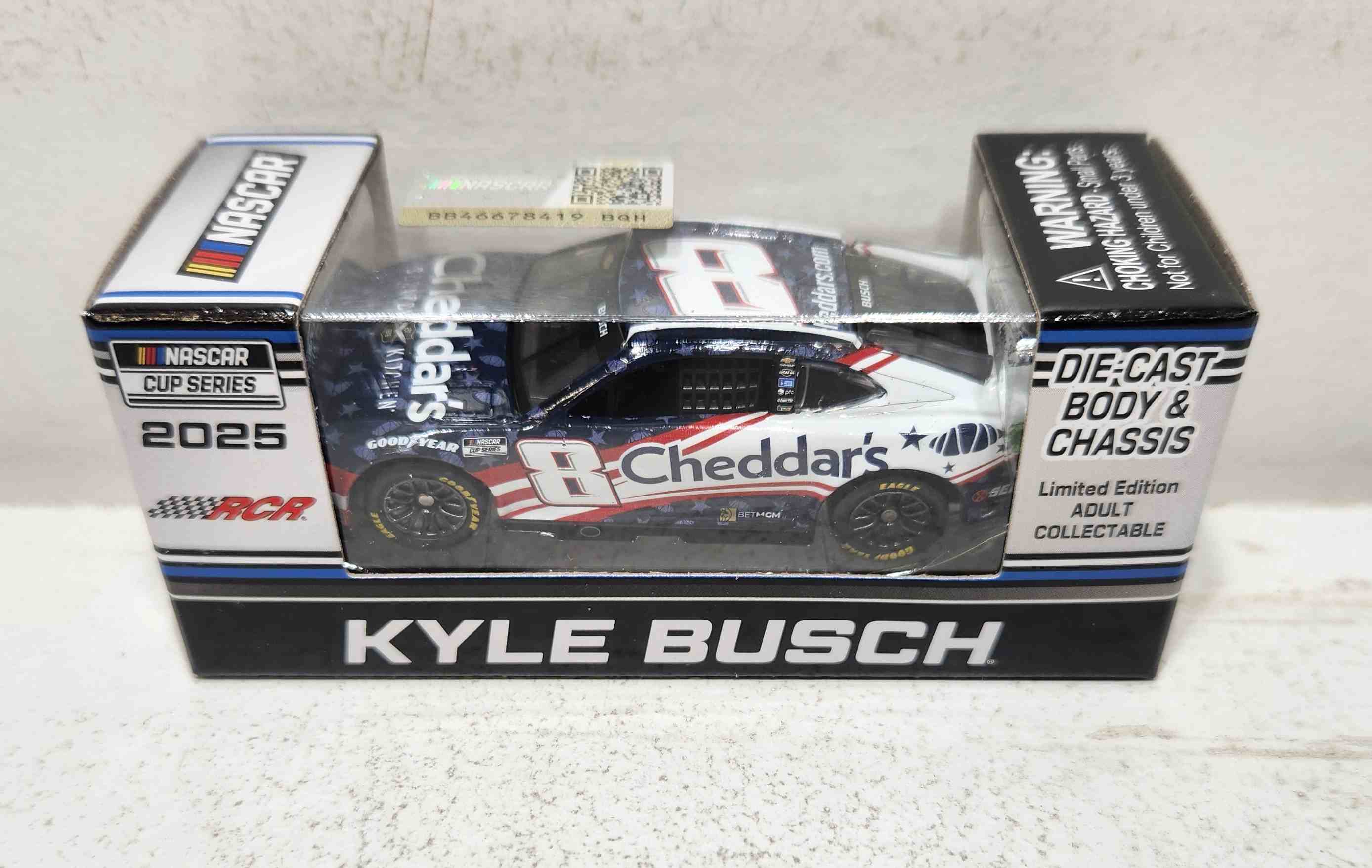 2025 Kyle Busch 1/64th Cheddar's "Salutes" Chevrolet