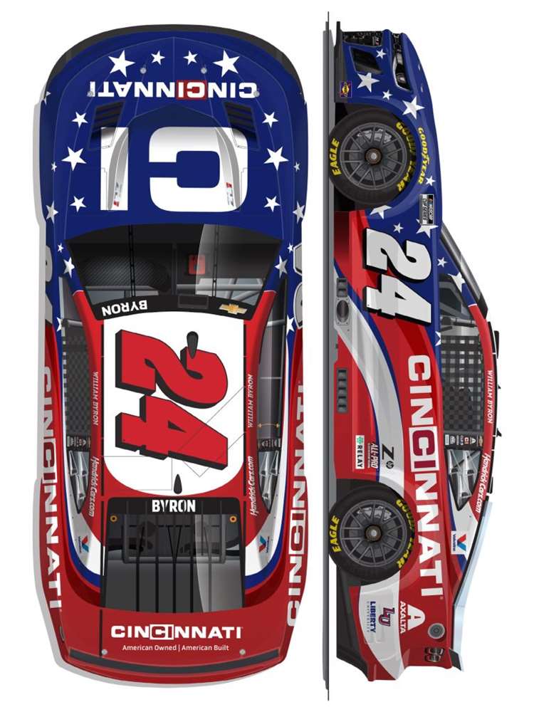 2025 William Byron 1/64th Cincinnati Chevrolet