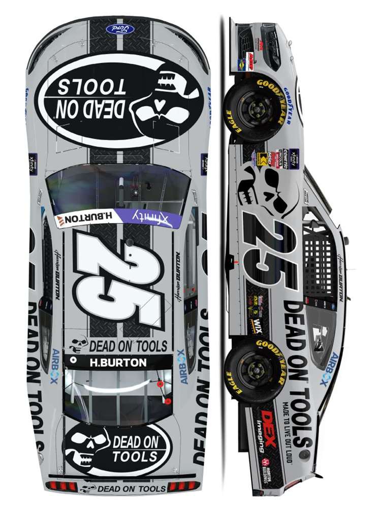 2025 Harrison Burton 1/64th Dead On Tools "Xfinity Series" Ford