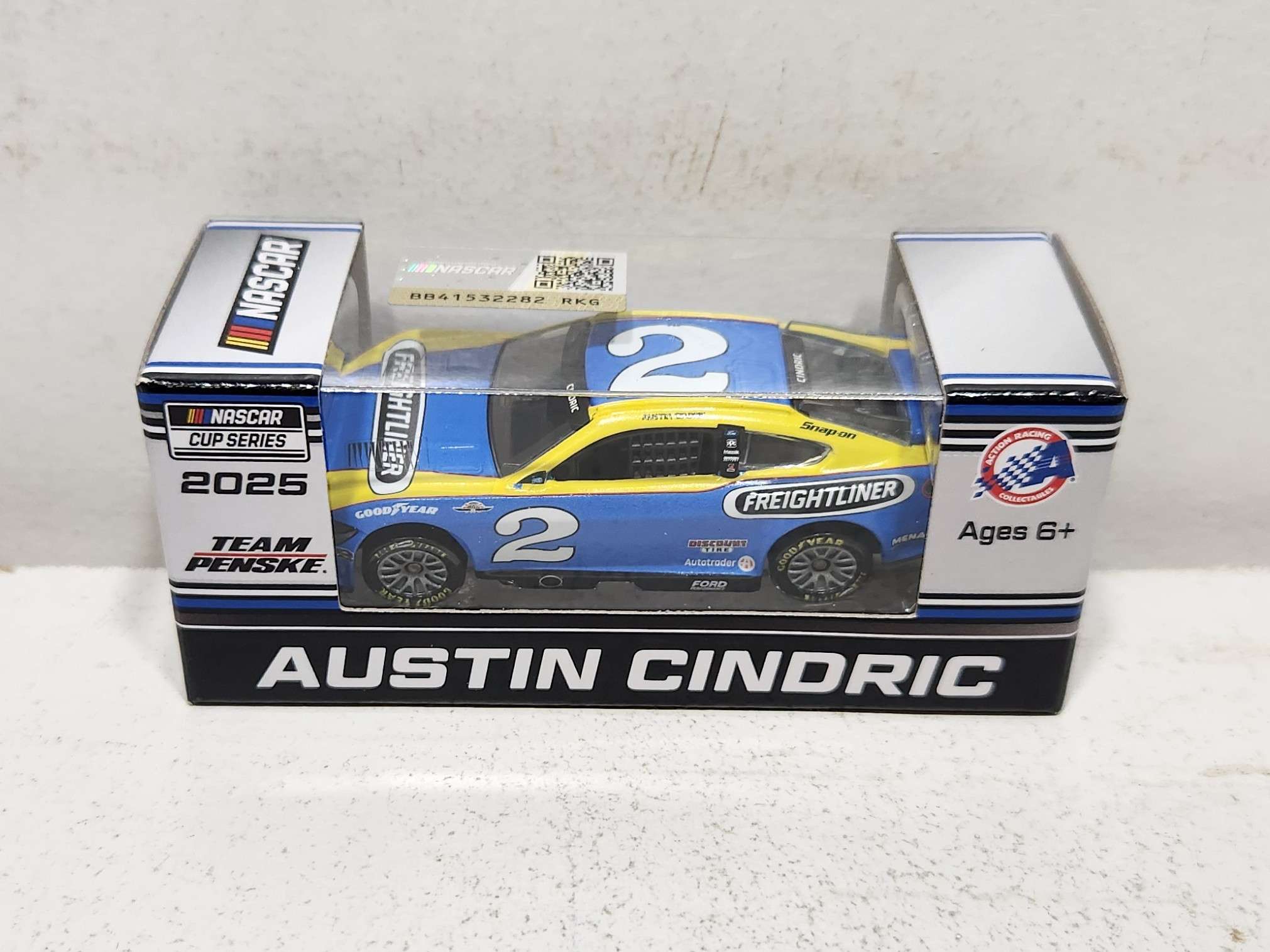 2025 Austin Cindric 1/64th Freightliner "Darlington Throwback" Ford