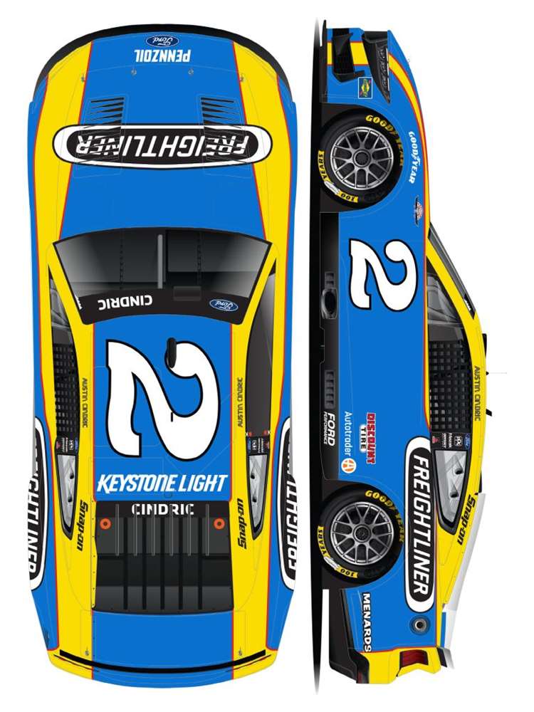 2025 Austin Cindric 1/64th Freightliner "Darlington Throwback" Ford
