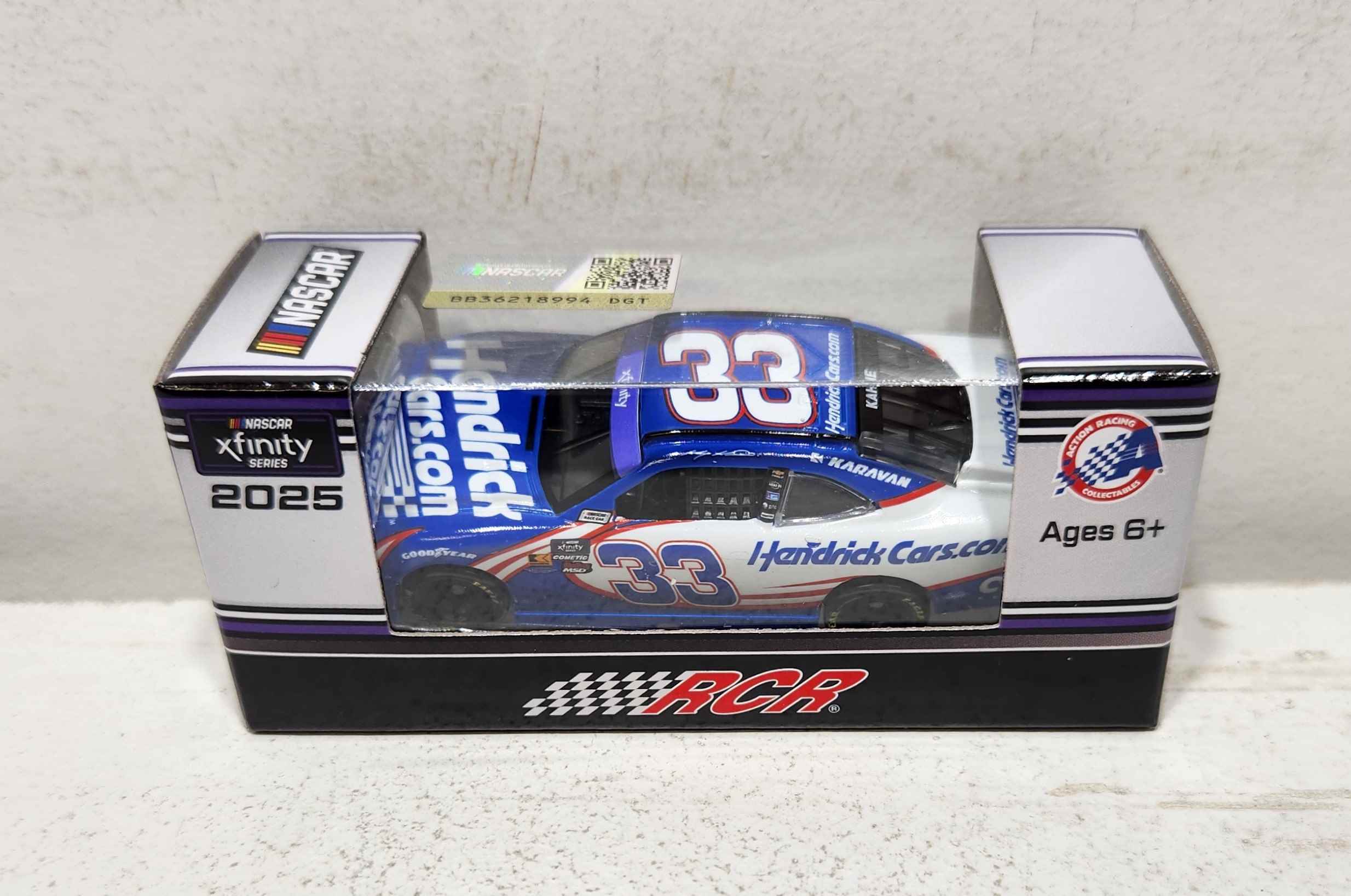 2025 Kasey Kahne 1/64th HendrickCars.com "Xfinity Series" Chevrolet