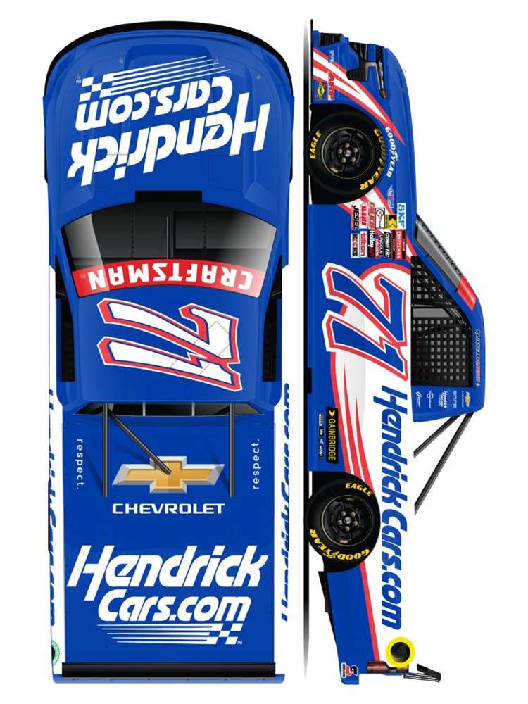 2025 Rajah Caruth 1/64th Hendrickcars.com "Truck Series" Chevrolet