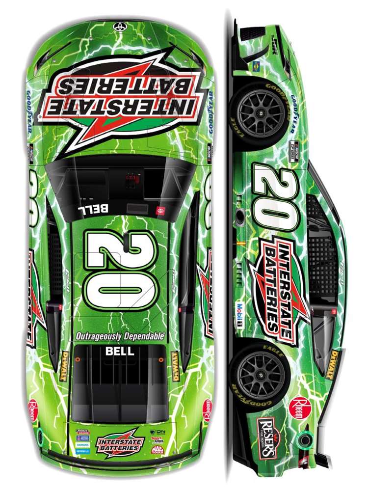 2025 Christopher Bell 1/64th Interstate Battery Toyota