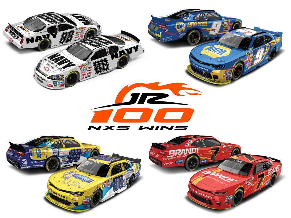 2025 JRM 1/64th 100 Wins "Xfinity Series" 4 car set