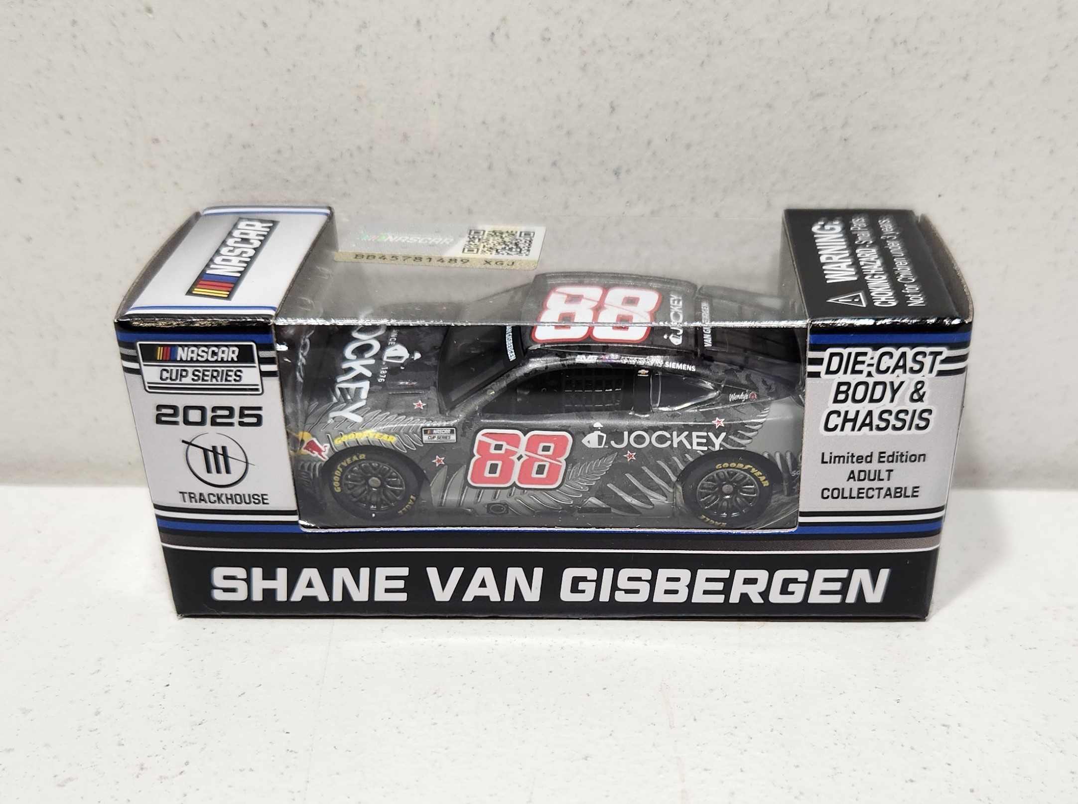 2025 Shane Van Gisbergen 1/64th Jockey "New Zealand" Chevrolet