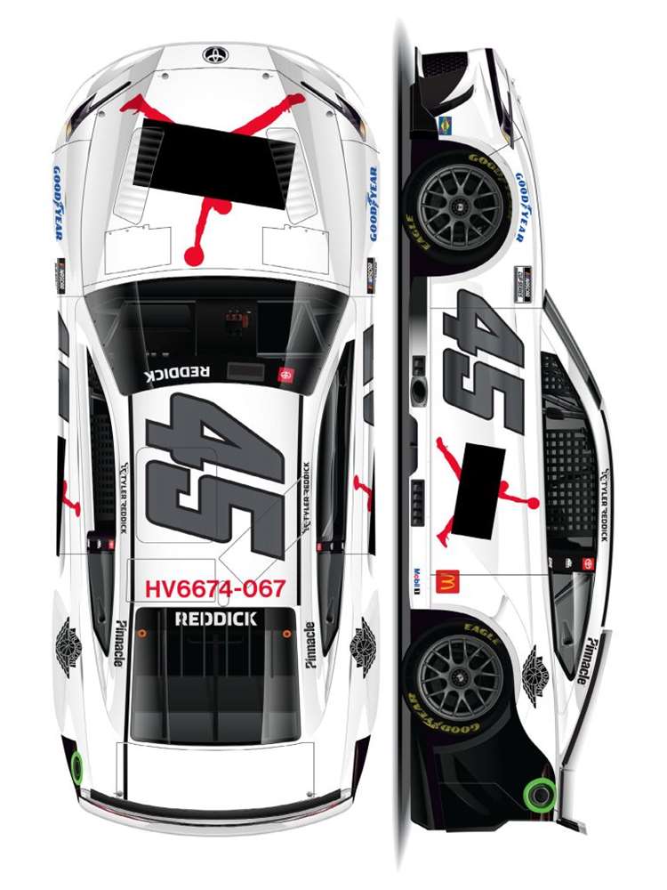 2025 Tyler Reddick 1/64th Jordon Brand Toyota