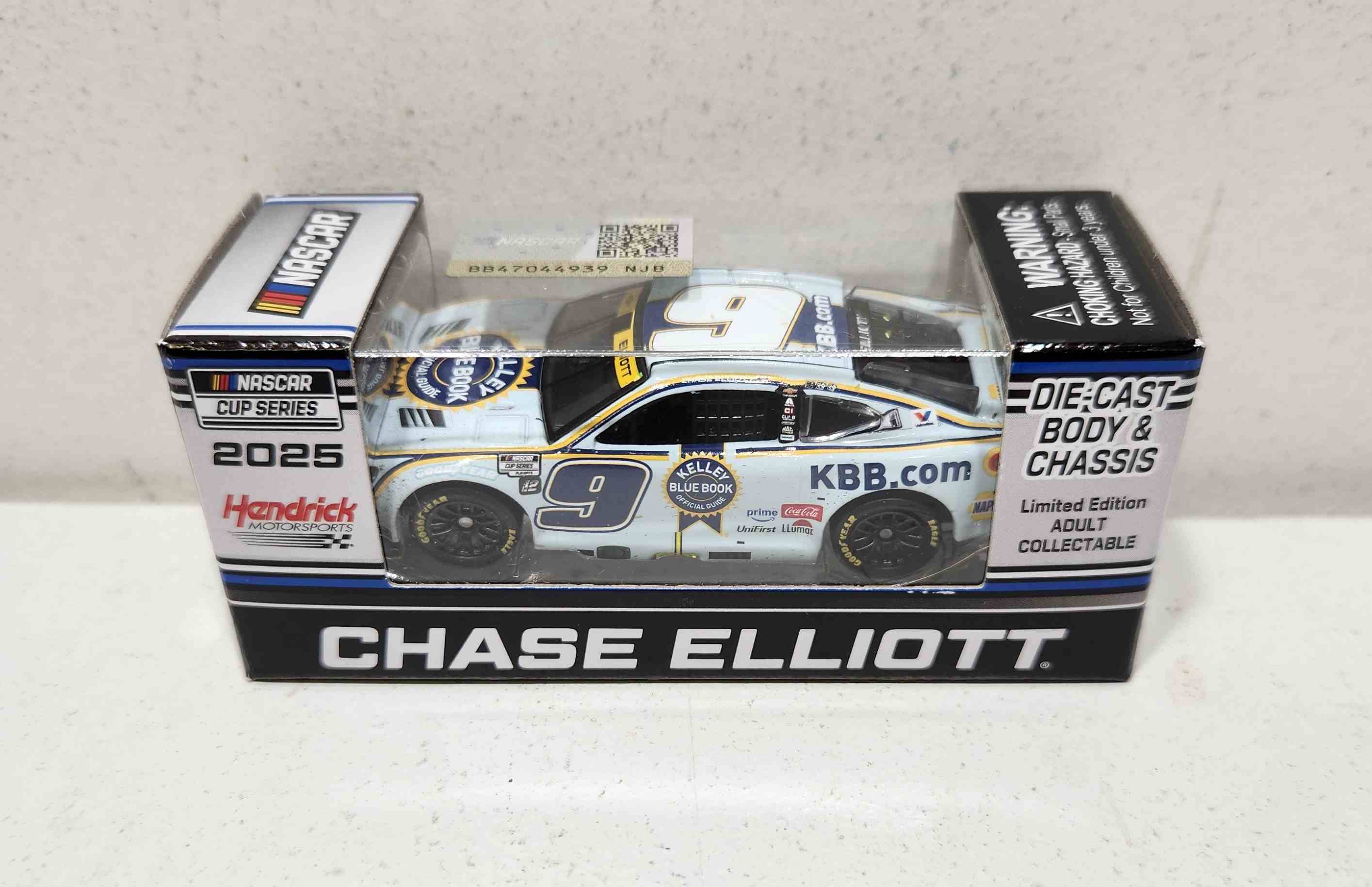 2025 Chase Elliott 1/64th Kelley Blue Book "Kansas Win" Chevrolet