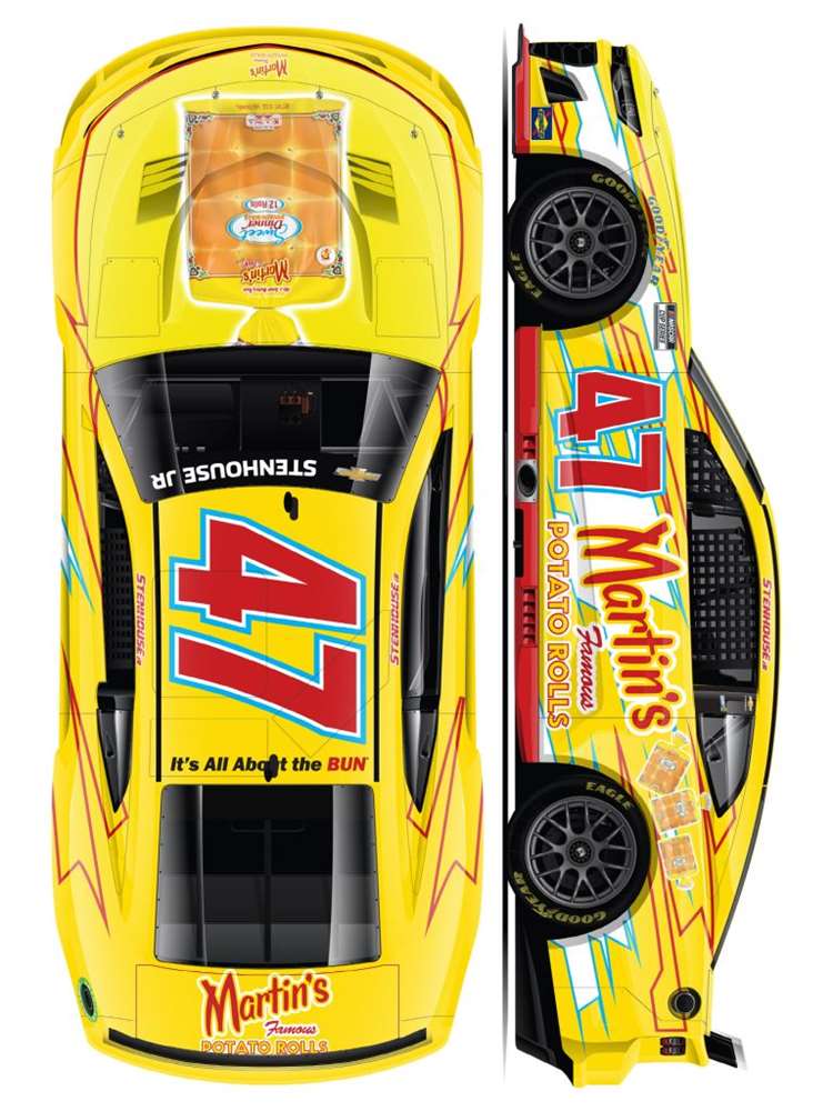 2025 Ricky Stenhouse 1/64th Martin's Famous Potato Rolls Chevrolet
