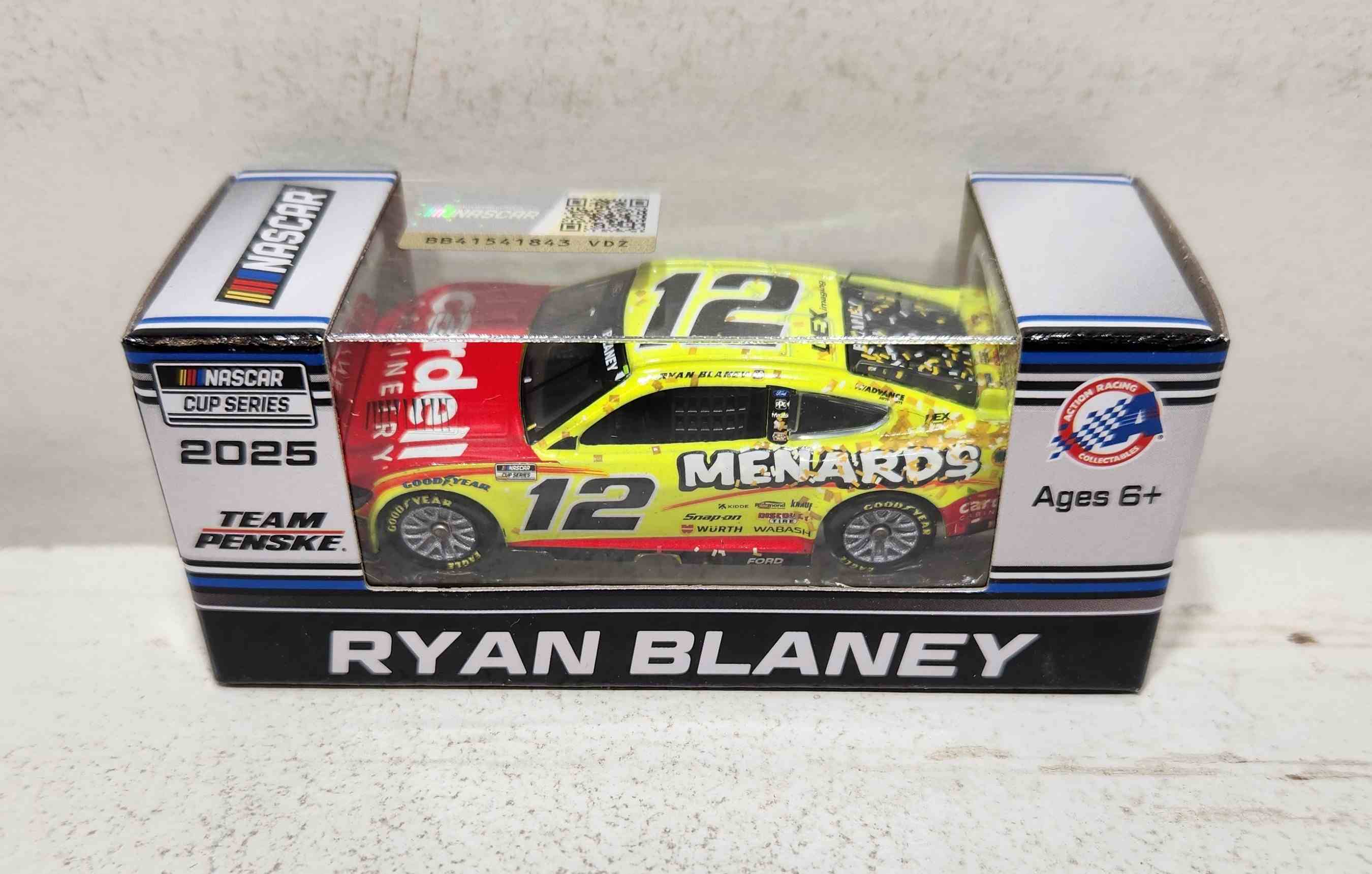 2025 Ryan Blaney 1/64th Menards/Cardell "Nashville Win" Ford