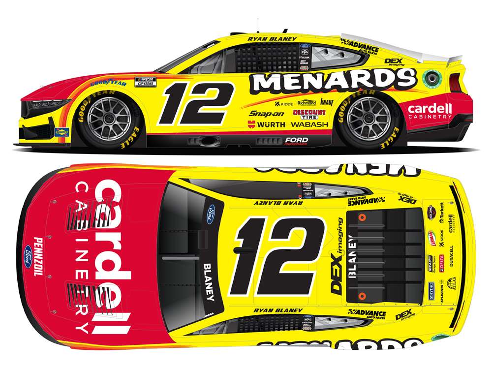 2025 Ryan Blaney 1/64th Menards "Cardell" Ford