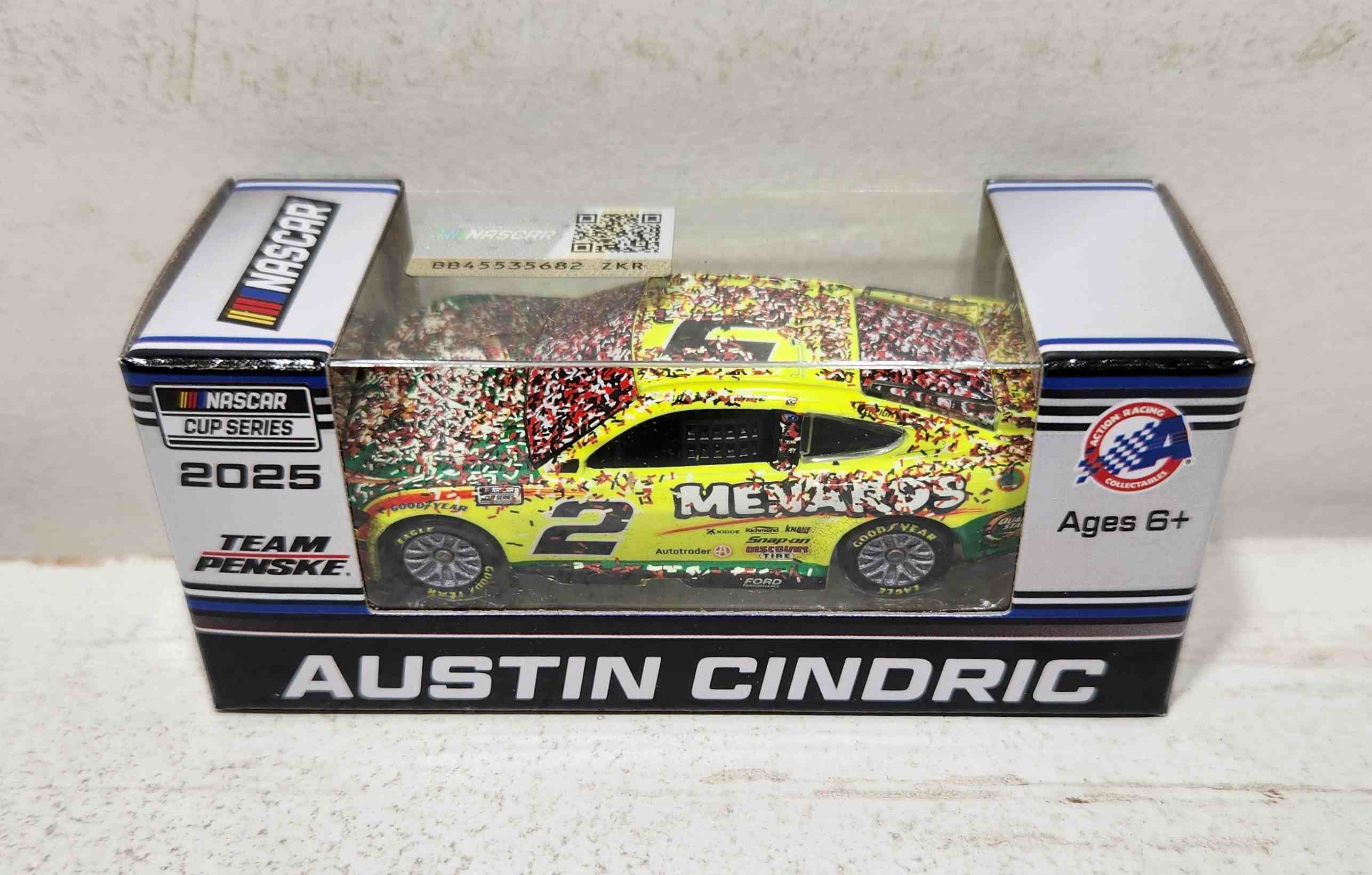 2025 Austin Cindric 1/64th Menards Quaker State "Talladega Win" Ford