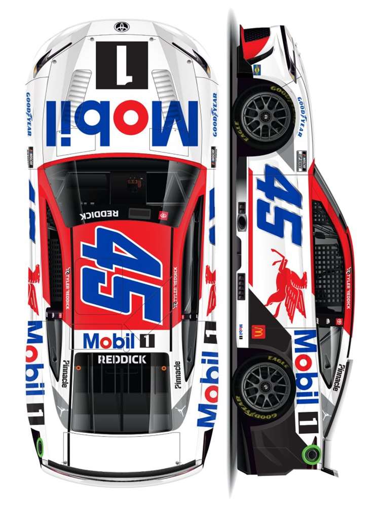 2025 Tyler Reddick 1/64th Mobil 1 Toyota
