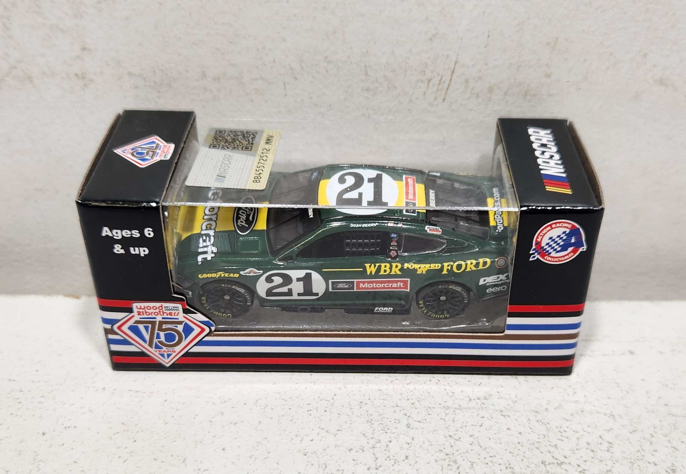 2025 Josh Berry 1/64th Motorcraft "Darlington Throwback" Ford