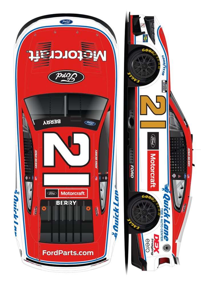 2025 Josh Berry 1/64th Motorcraft Ford