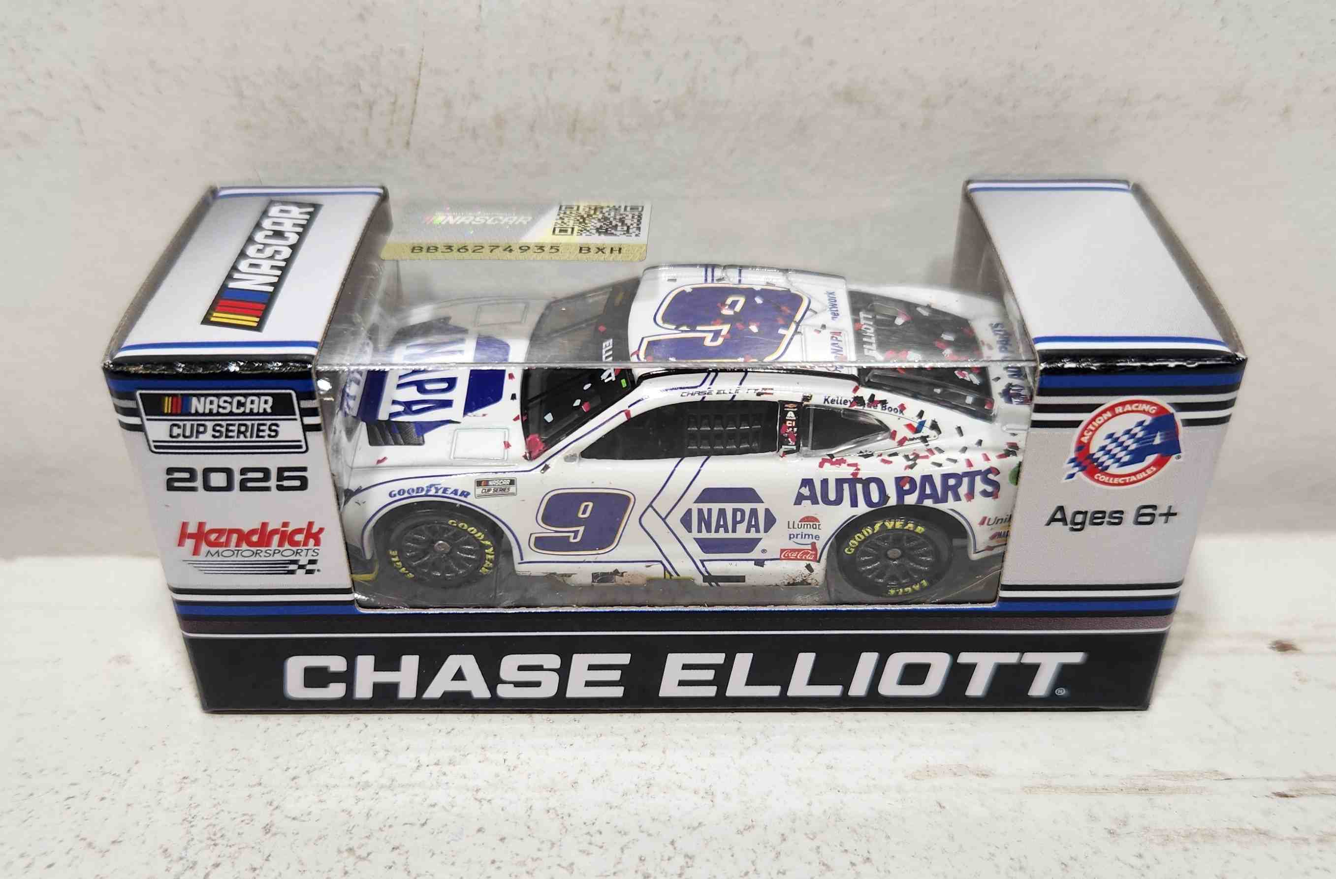2025 Chase Elliott 1/64th NAPA "White""Clash Win" Chevrolet