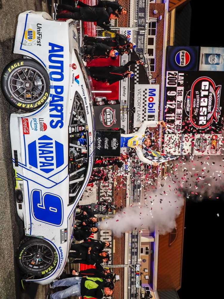 2025 Chase Elliott 1/24th NAPA "White""Clash Win" Chevrolet