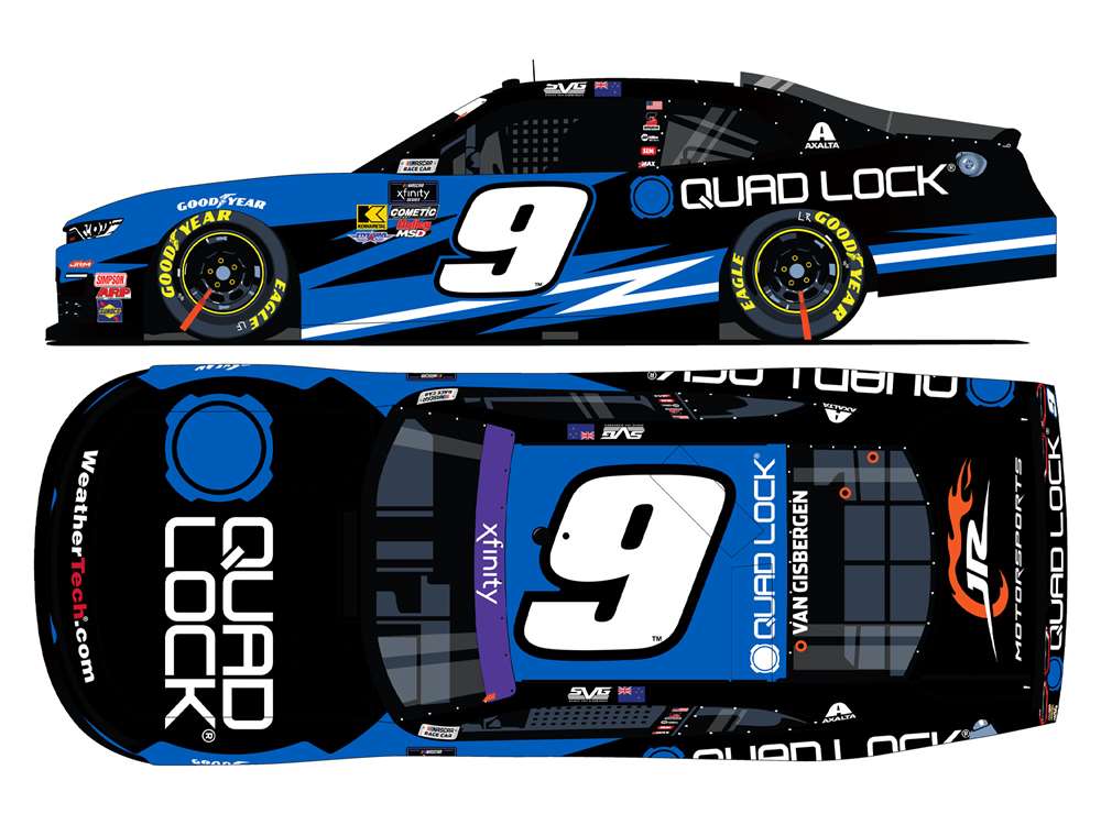 2025 Shane Van Gisbergen Quad Lock "Xfinity Series" Chevrolet