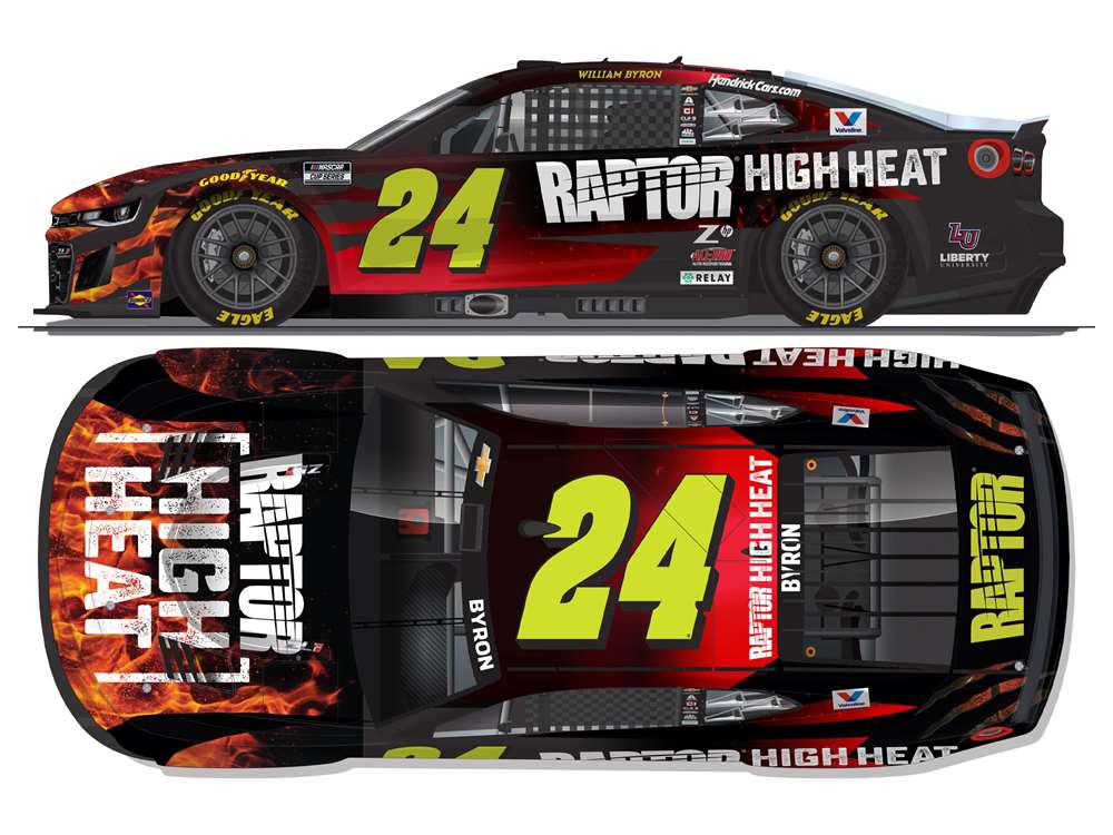 2025 William Byron 1/64th RAPTOR "High Heat" Chevrolet