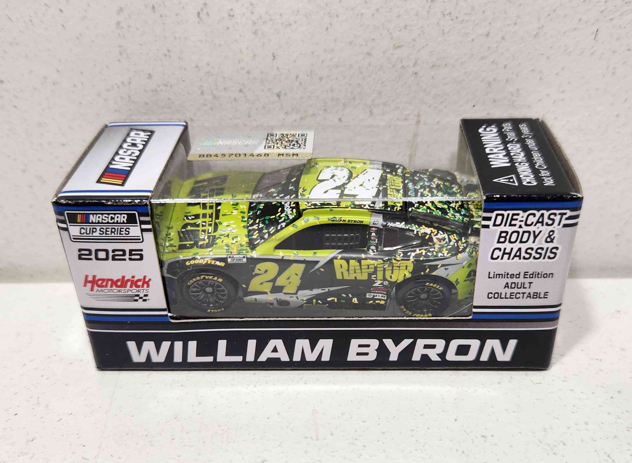 2025 William Byron 1/64th Raptor "Iowa Win" Chevrolet