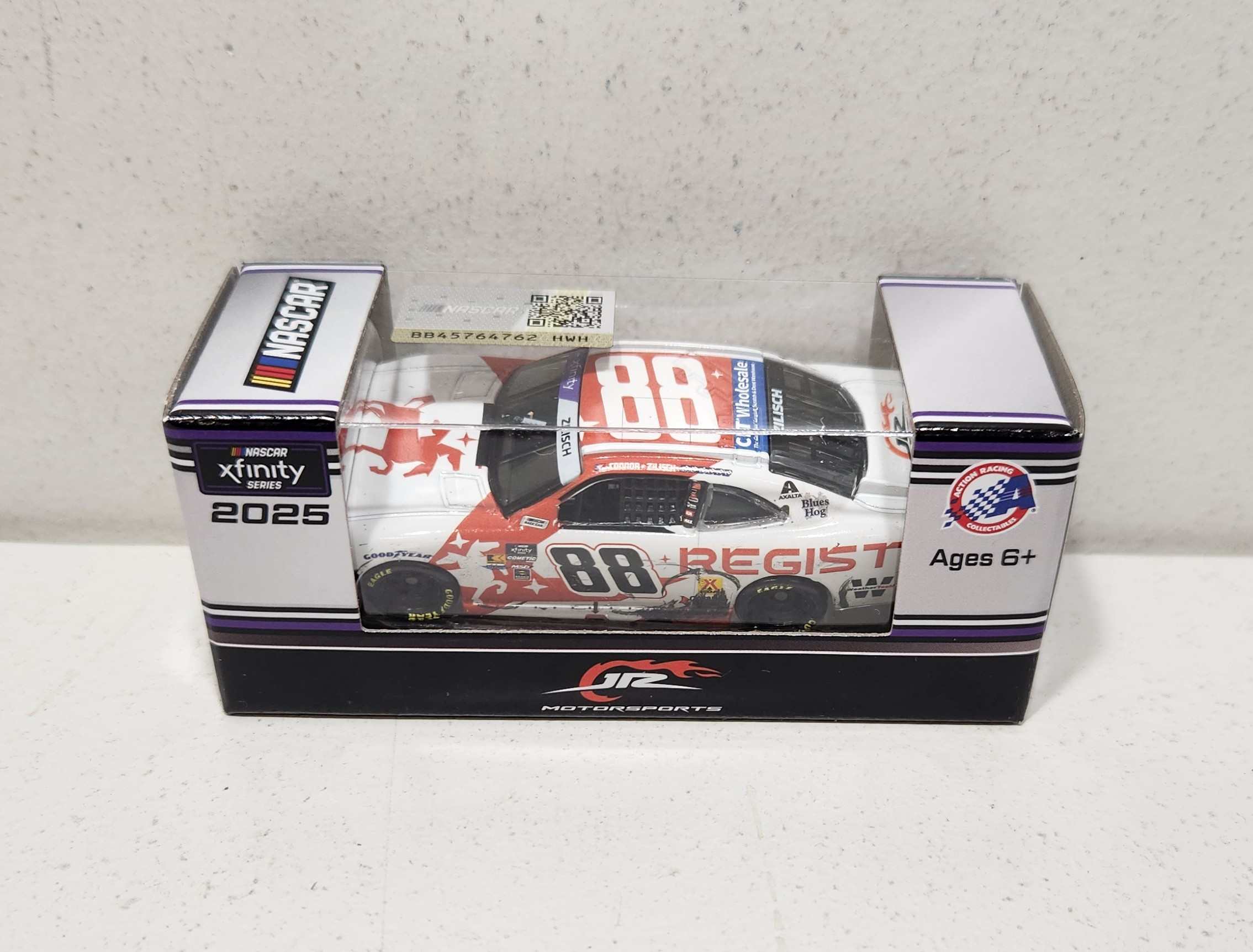 2025 Connor Zilisch 1/64th Registix "Watkins Glen""Xfinity Series" Chevrolet