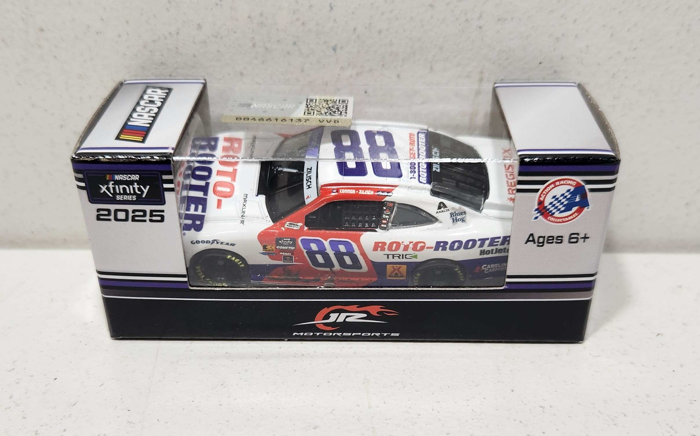 2025 Connor Zilisch 1/64th Roto-Rooter "Sonoma Win""Xfinity Series" Chevrolet