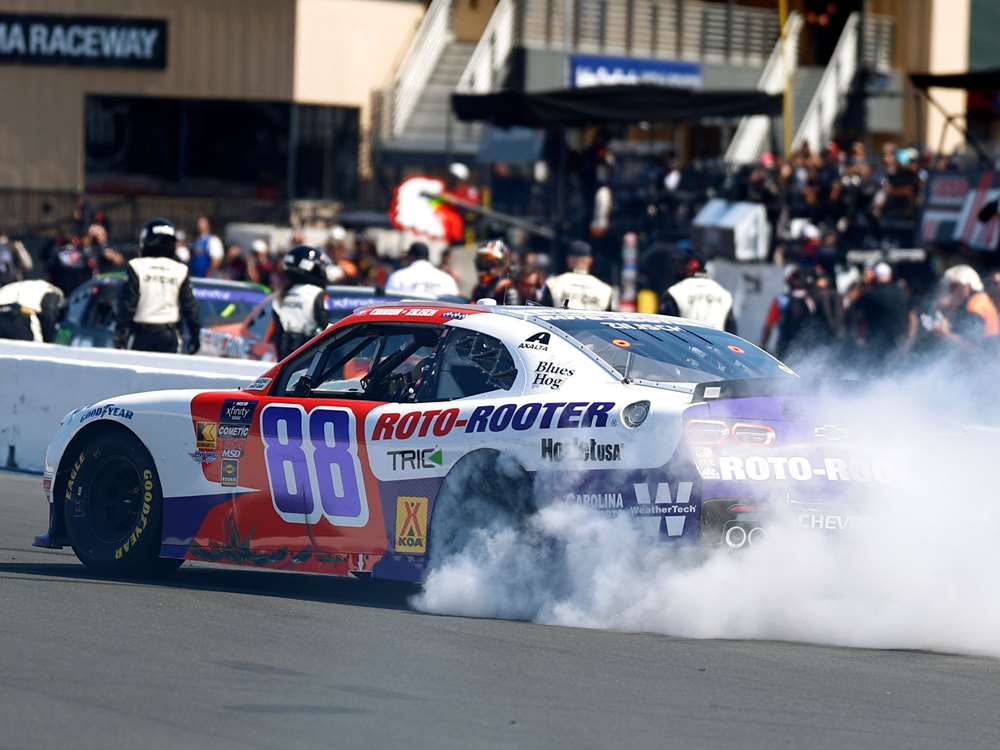 2025 Connor Zilisch Roto-Rooter "Sonoma Win""Xfinity Series" Chevrolet