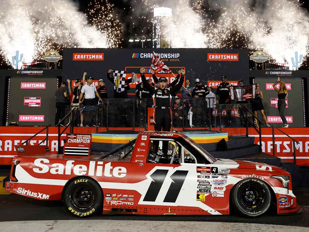 2025 Corey Heim 1/64th Safelite "Phoenix Win" Toyota Tundra
