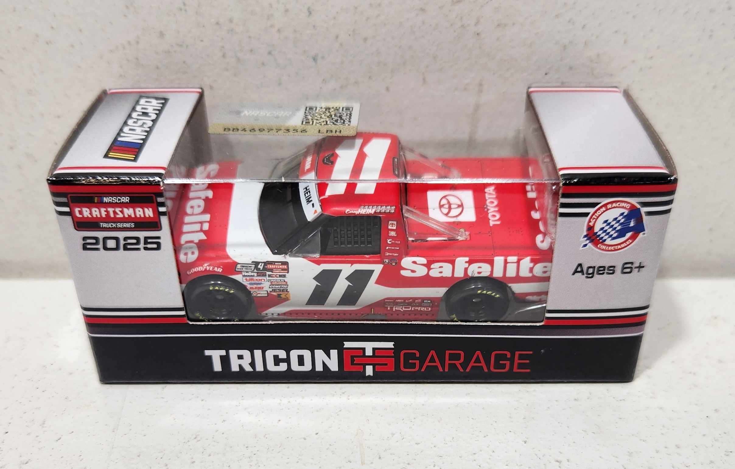 2025 Corey Heim 1/64th Safelite "Phoenix Win" Toyota Tundra