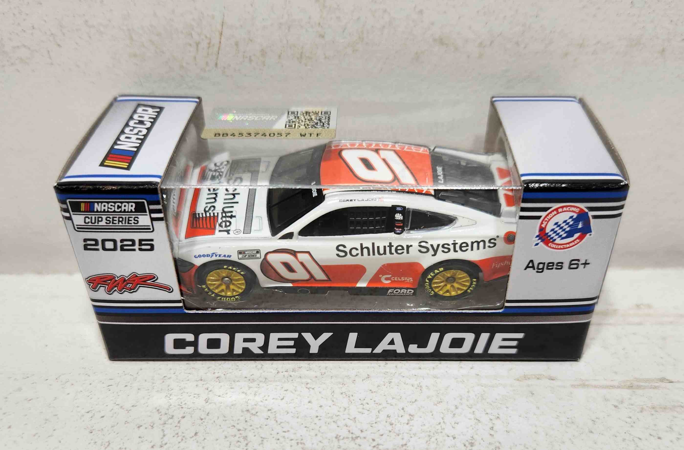 2025 Corey Lajoie 1/64th Schluter Systems White Ford