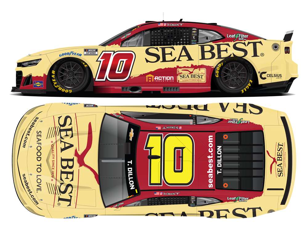 2025 Ty Dillon 1/64th Sea Best Chevrolet