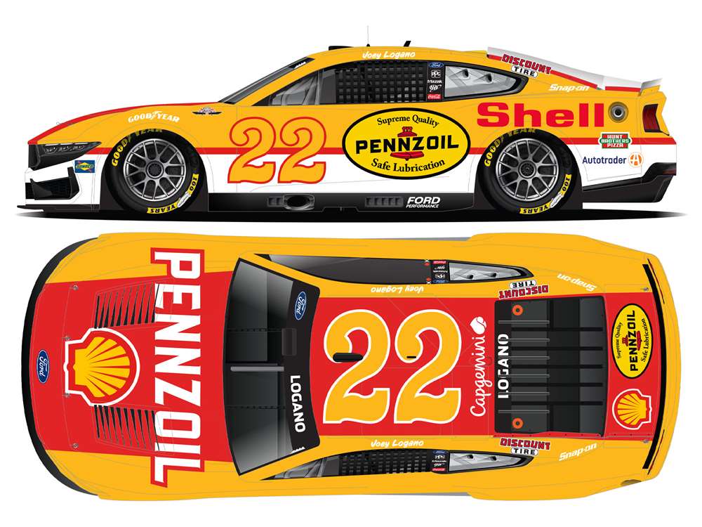 2025 Joey Logano 1/64th Shell Pennzoil "Darlington Throwback" Ford