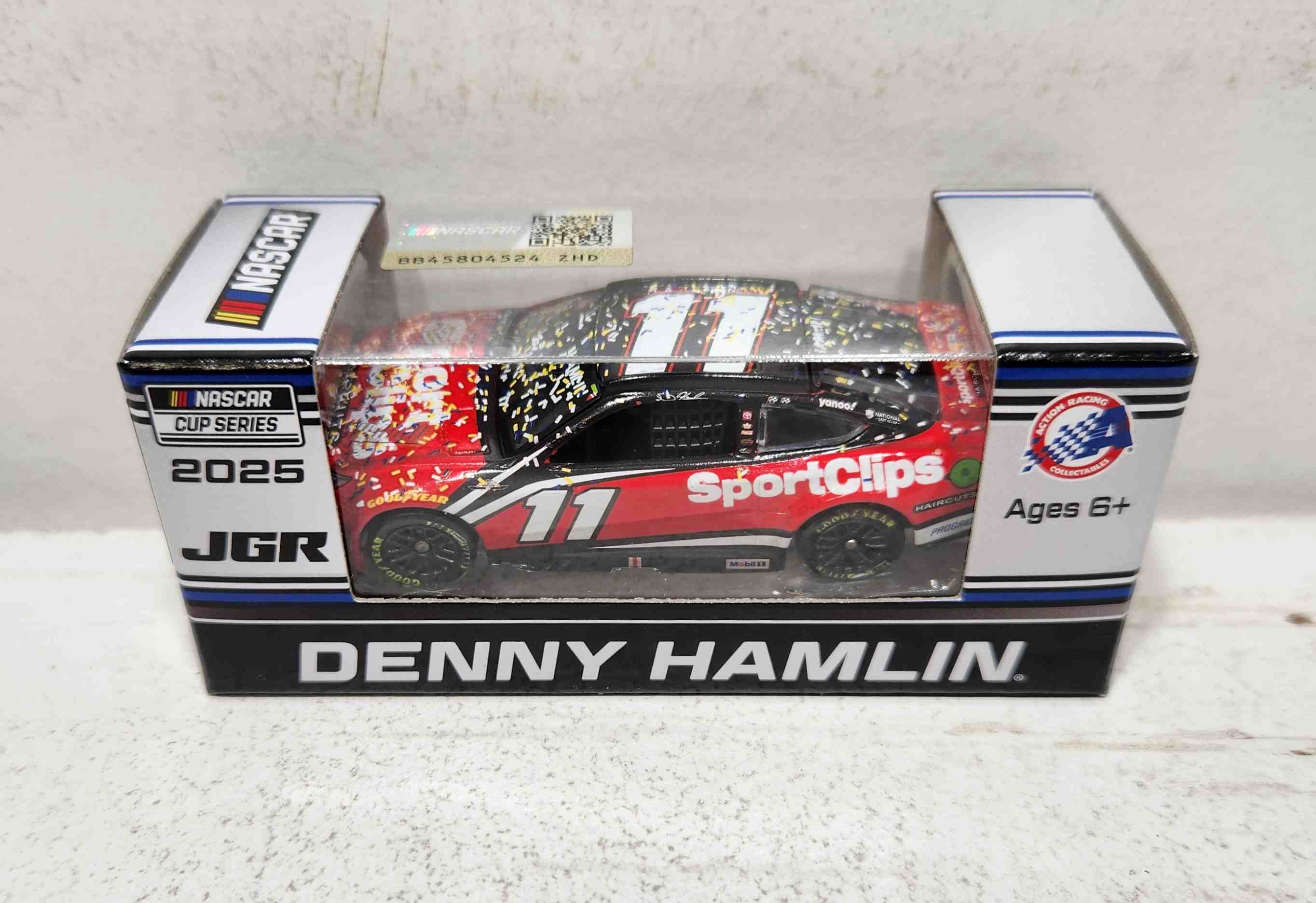 2025 Denny Hamlin 1/64th Sport Clips Throwback "Darlington Win" Toyota